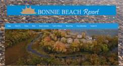Desktop Screenshot of bonniebeachresort.com