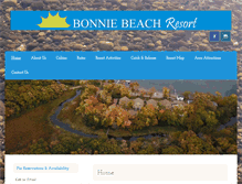 Tablet Screenshot of bonniebeachresort.com